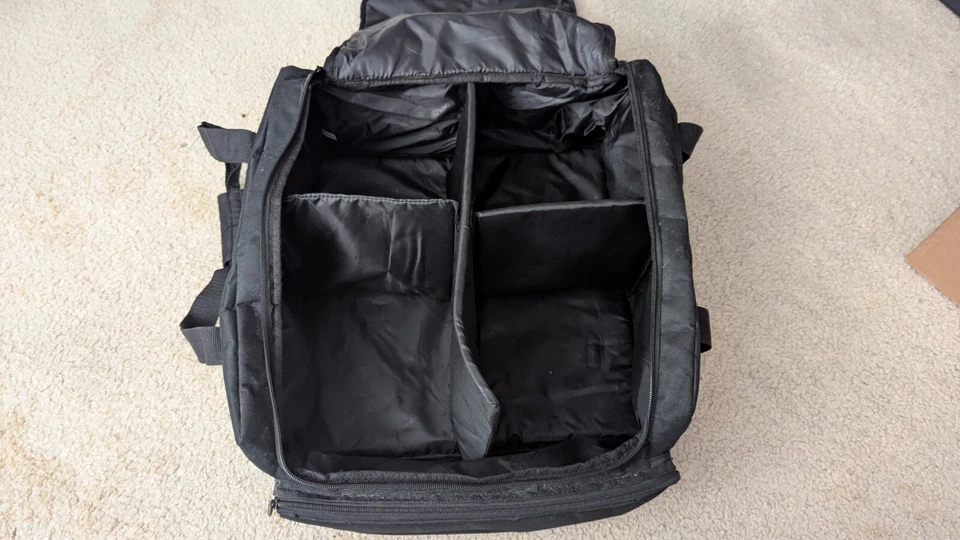 Iluminação acolchoada equipamento de equipamento de DJ bolsa de transporte interior 16" 16"" 9" ARRIBA AC-145 - Imagem 3 de 4