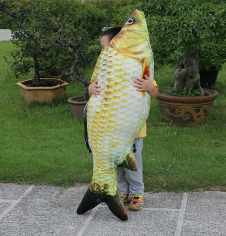 Fish clearance shaped pillow