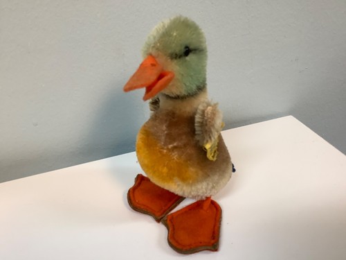 Steiff stehende Ente Mohair vintage - Bild 3 von 5