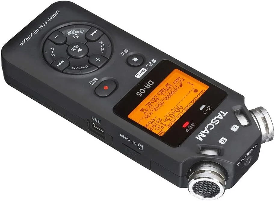 TASCAM DR-05 VER3 linear PCM Handy Recorder IC 24bit96kHz - Immagine 3 di 4