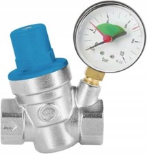 Druckminderer 1-6 Bar mit Manometer 10 Bar radial DN15 DN20 DN25  1/2", 3/4", 1"