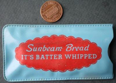 1960s Era Philadelphia Pennsylvania Sunbeam Bread Bakery BLUE vinyl raincap-----
