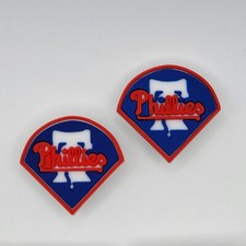 MLB Philadelphia Phillies Baseball Team For Crocs Shoe Charms Jibbitz - 2 Pieces