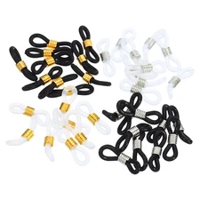 40Pcs Eyeglass Chain Connector Retainer Strap Holder Chain End Loop Multi Colors
