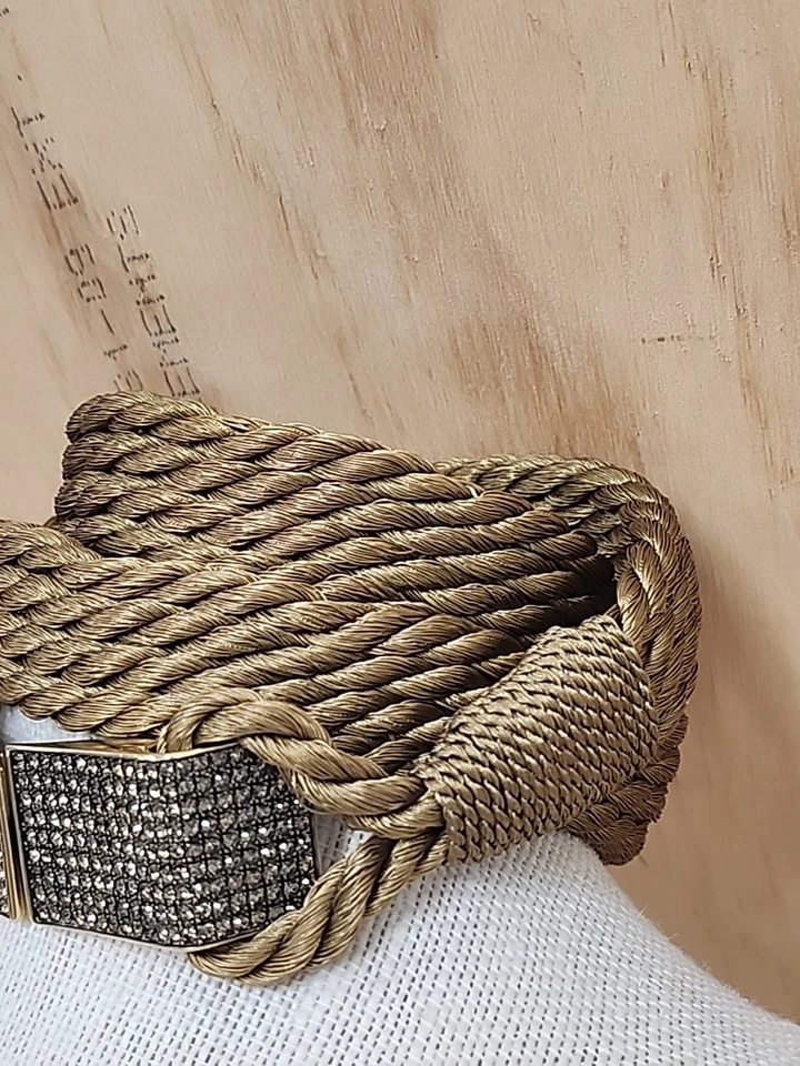 Cinturón Ralph Lauren RL67 cuerda y estrás Foto 2 de 4