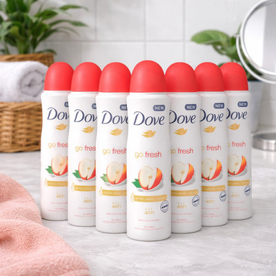 Dove women Antiperspirant Spray Deodorant 6-Pack Variety 150ml 5 oz Each