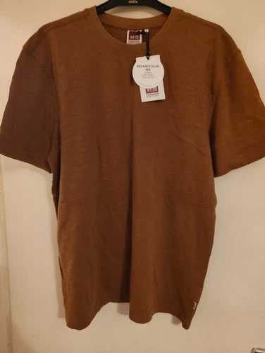 Foundation Kensetu Japan Brown Mens T-shirt Medium M Heavyweight BNWT
