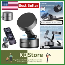 Lightweight & Foldable Magnetic Phone Holder with Strong Suction - Space Grey