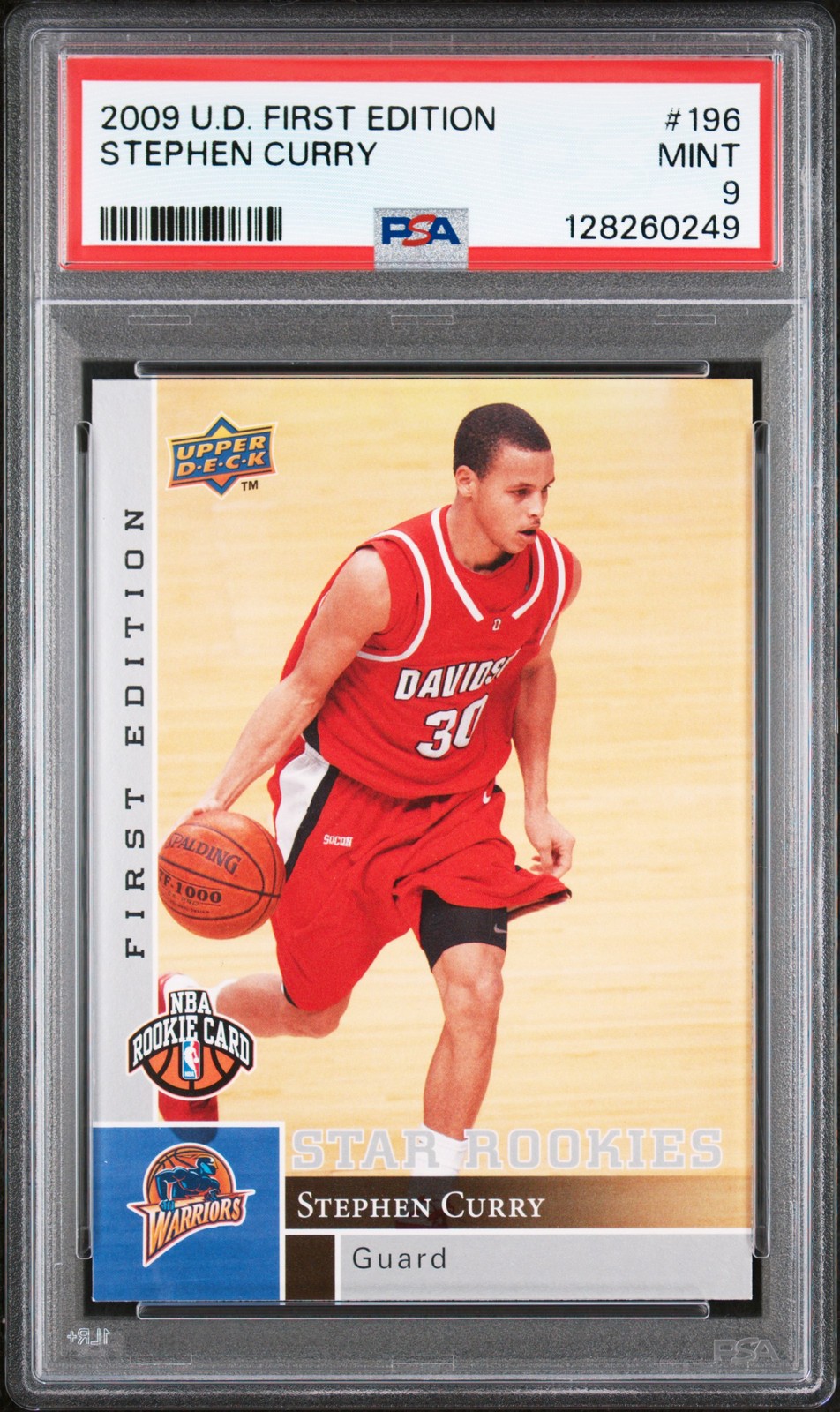 Stephen Curry 2009 Upper Deck #196 First Edition Price Guide