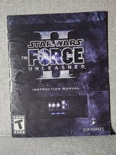 Star Wars The Force Unleashed II Instruction Booklet - Manual Only - PS3
