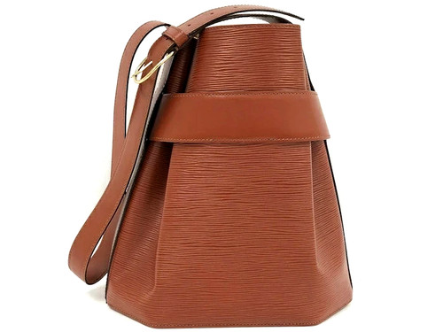 Louis Vuitton Sac D'Epaule PM Epi Kenya Brown Shoulder Bag M80203 Authentic