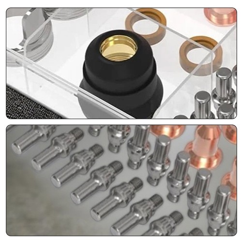 IPT40 45pcs Elettrodo punta torcia taglio plasma materiali di consumo per YESWELDER CUT65n1 - Foto 5 di 10