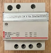 Legrand UF1044 Vorschalt-Trafo 24V f&uuml;r Stellantieb