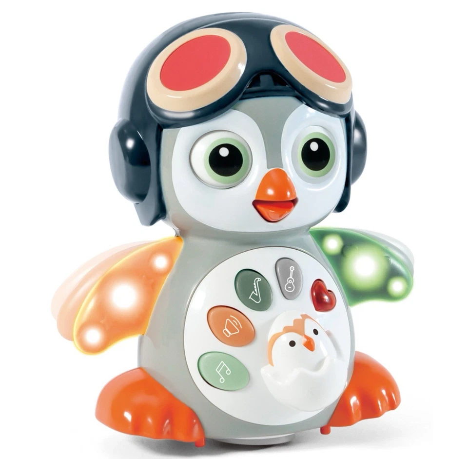 Juguetes para bebés 6-12 meses, juguetes para gatear pingüinos para bebés, tiempo boca abajo para bebés, regalos  Foto 2 de 4