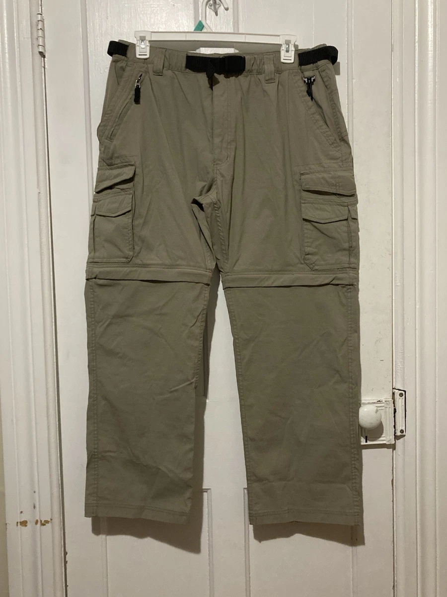 Pantalon Cargo Convertible BC Clothing Homme – Tan, Taille S (29 Cm D’entrejambe), Neuf Sans étiquette