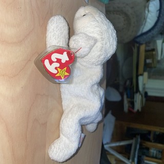 Ty Beanie Baby Fleece Lamb Beanbag Plush Original Tag 1996 PE 4th Gen