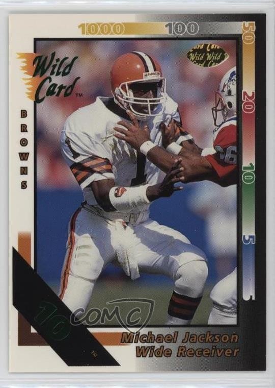 1992 Wild Card 10 Stripe Michael Jackson #327 0q3