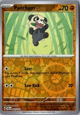 Carta Pokemon Pancham Reverse Holo 085/142 Corona Stellare LP