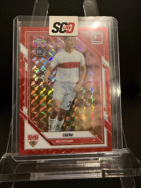 Topps Chrome Bundesliga 25/26 Chema VFB Stuttgart 3/5 Red Refractor