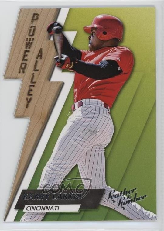 2019 Panini Leather & Lumber Power Alley Barry Larkin #PA-5 HOF 14s2