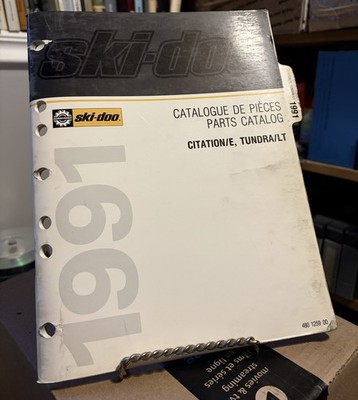 1991 Ski-Doo Citation /E Tundra /LT Parts Catalog-Fair-Good-Smudging-FREE SHIP