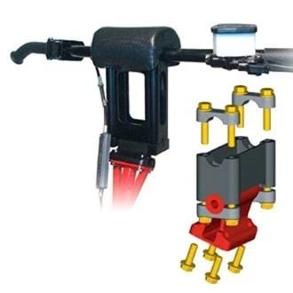 For Yamaha RS Vector 2005-2006 PowerMadd Pivot Adapter Kit Foto 3 de 3