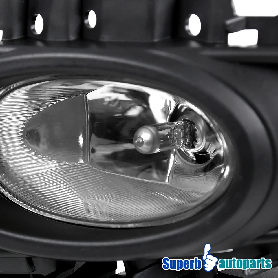 Fits 2007-2009 Mazda 3 Bumper Fog Light Sedan H11 Bulb w/ Wires Switch 07-09 Foto 3 de 4