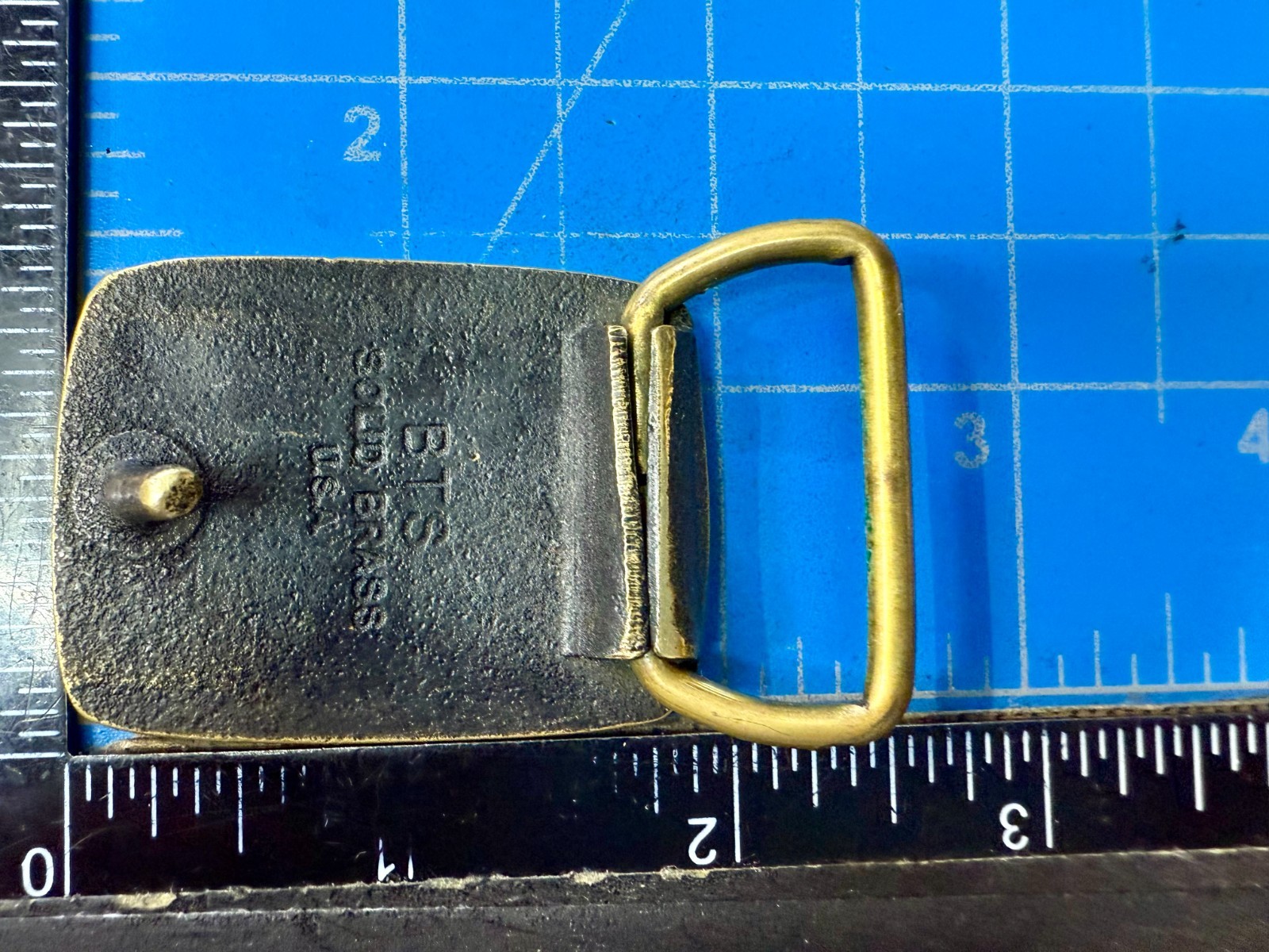 Custom Name WAYNE Solid Brass Vintage 1979 BTS Be… - image 5