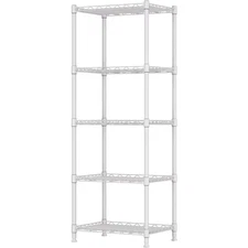 REGILLER 5-Wire Metal Storage Rack Adjustable Shelves,Standing Storage Shelf