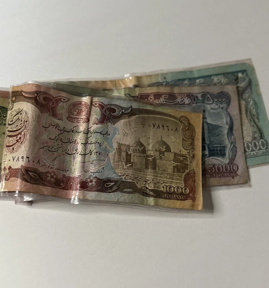 Afganistán 16680 AFGHANI 1990-2001 Moneda Mundial Dinero NOTA LOTE KABUL Foto 3 de 4