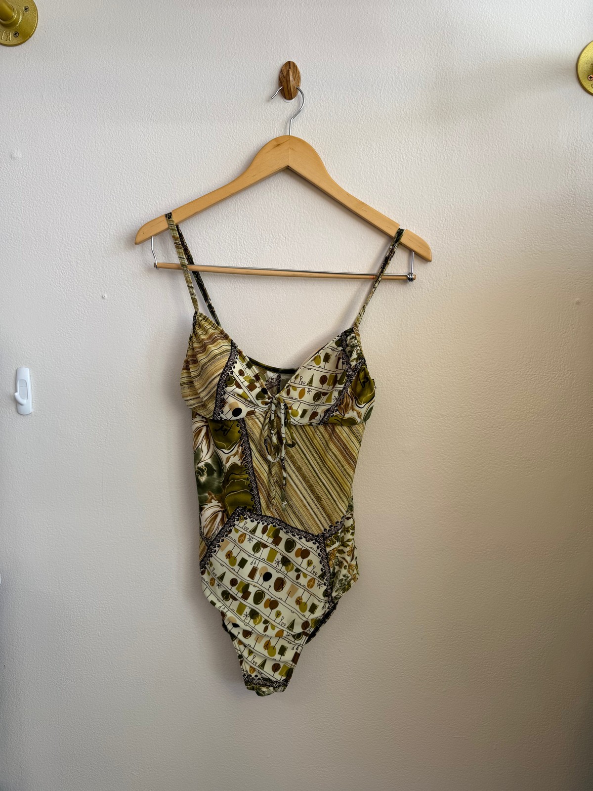 1970s Patchwork Swimsuit - image 3