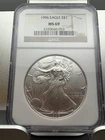 1996 Eagle S$1 MS69 American Eagle 1oz Fine Silver One Dollar Coin NGC Certified