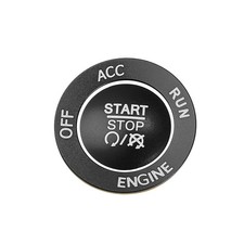 Engine Start Stop Button Cover Kit One Click Push Start Button Trim Sticker f...