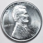 1943-S Steel Lincoln Wheat Penny Uncirculated BU - San Francisco Mint
