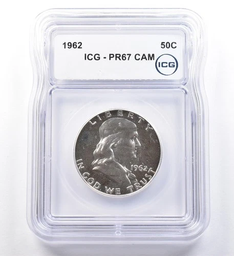 1962 Franklin Half Dollar PR67 CAM ICG *2861