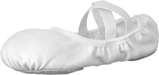 Bloch Dance Men's Performa Stretch Canvas Split Sole Ballet Shoe/Slipper White