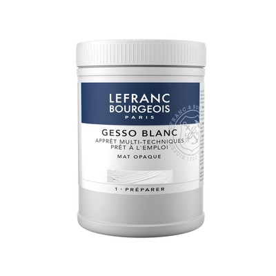 Lefranc & Bourgeois Gesso, White, Universalgrundierung Acrylic Painting, Read...
