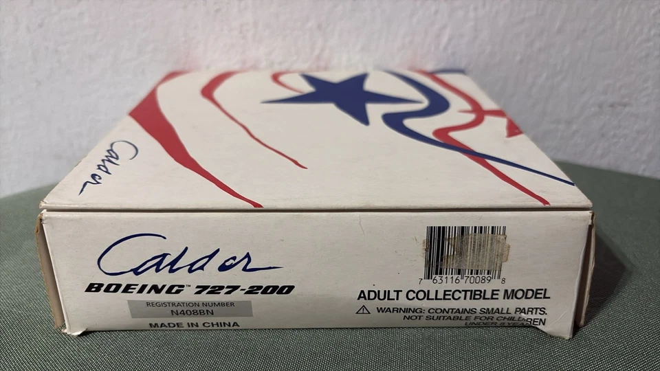 GEMINI JETS BOEING 727-200 SCALA 1:400  AEREO MODELLINO NUOVO  IN BOX CALDER - Immagine 3 di 4