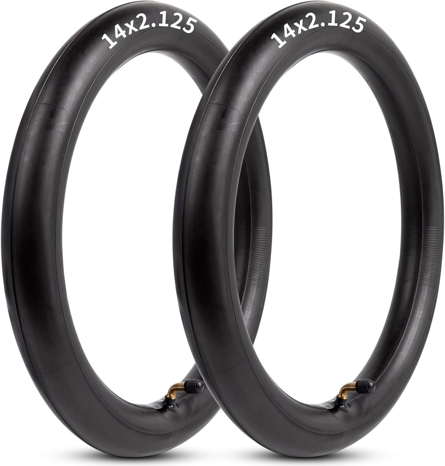 Heavy-Duty 14 X 2.125 Inner Tube 14 Inch Electric Bike Tubes with Angled Valve S