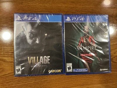 PS4 Lot Of 2 - Vampire The Masquerade And Resident Evil Village