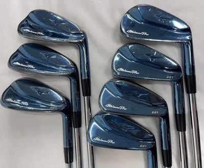 Mizuno Pro 221 Limited Blue Iron Set 4-PW 7pcs DG S200 Steel Right Hand