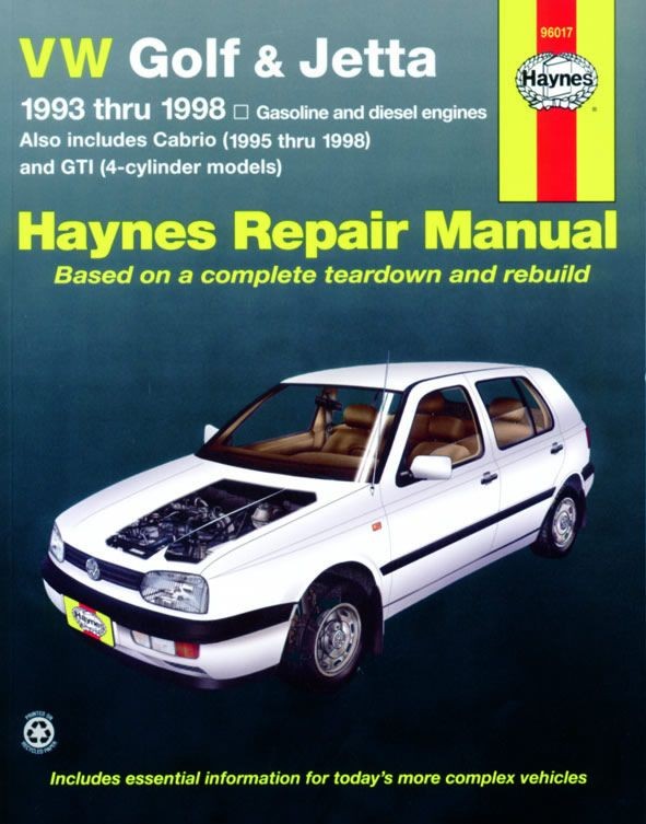 Revue technique Haynes VW Golf GTI Jetta 93-98 manuel anglais neuf