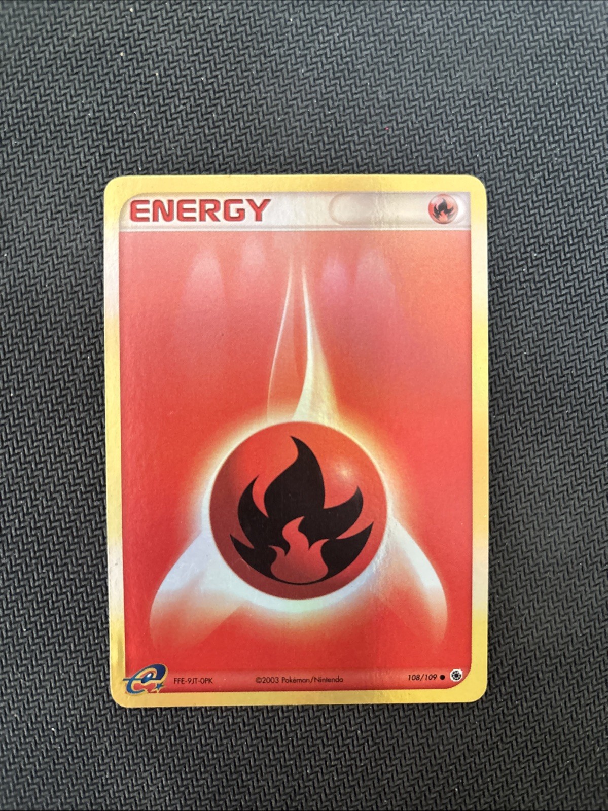 Fire Energy 108/109 Ruby and Sapphire Reverse Holo