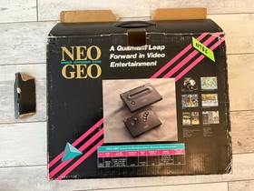 BOXED NEO GEO AES CONSOLE 1 (ONE) CONTROLLER PRO 4 GAMES 110/220 AC Adapter