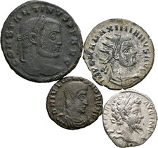 ROM Kaiserzeit, Septimius Severus 193-211 AC, Denar, 3 St&uuml;ck unbestimmte M&uuml;nz...