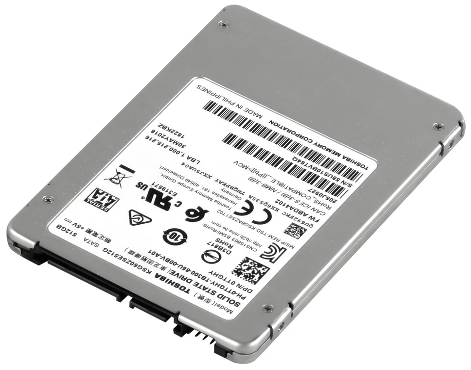 Hard Drive SSD Toshiba SG6 KSG60ZSE512G 512GB Tlc SATA III 2.5'' - Image 2 of 3