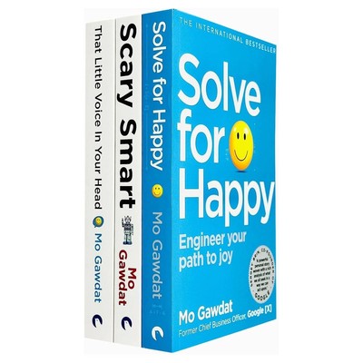 Mo Gawdat Collection 3 Books Set (That Little Voice In Your Head, Solve For Happ