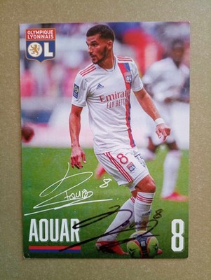 FiFA'2026 ALGERiA ''A'' HOUSSEM AOUAR-HAND SIGNIERT KARTE # 2