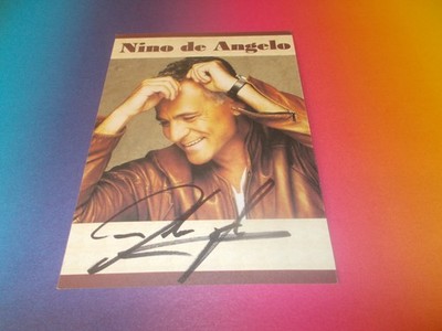 Nino de Angelo Sänger signed signiert autograph Autogramm auf Autogrammkarte
