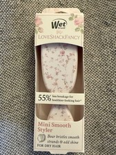 NEW Wet Brush x Love Shack Fancy Mini Smooth Styler Hair Brush English Ivy Pink